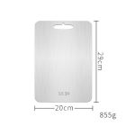 Clupup 304 Stainless Steel Cutting Board Chopping Block Meat Vegetable Mat Kitchen Tool, Sustainable Kitchen Cutting for scale Board Butcher Block for Meat, Cheese, Cut Boards