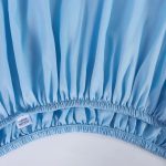 Microfiber Bed Sheet Set, Light Blue, Twin, 3 Piece - Image 5