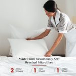 Sheet Set of 4, 16-inch Deep Pocket - Microfiber Bed Sheets, White - Image 2