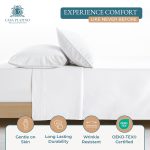 Bed Sheets Set – 6 Piece, 600 Thread Count, 100% Cotton Sheets, Hotel Luxury Sateen Finish, 15" Deep Pocket, Easy to ... - Image 5