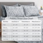 6-Piece Bed Sheet Set, Deep Pocket Queen Sheets Up to 16 Inch, 1 Flat Sheet , 1 Fitted Sheet & 4 Pillowcases (Queen, ... - Image 4