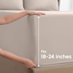 LammaLoe Extra Deep Pocket Queen Sheets set, Fits 18"-24" Mattress, 6 Piece Soft Microfiber Bed Sheet Sets, Linen - Image 3