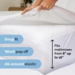 4-Piece Ultra Soft & Comfy Hotel Luxury Sheet Set - Full Size Cooling Bed Sheet Fits 8"-16" Mattresses, White - Image 3