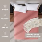 LammaLoe Extra Deep Pocket Twin XL Fitted Sheet Only, Fits 18" to 24" Mattress, Soft Microfiber Fitted Bed Sheet, Pink Clay - Image 5