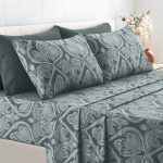 Queen Bed Sheets Set - 6 Piece Brushed Microfiber Bed Sheet - Shrinkage and Fade Resistant - (Queen, Grey) - Image 2