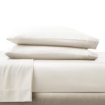 4-Piece 400 Thread Count Vanilla Dream Performance Bed Sheet Set, King - Image 2