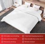 Sheet Set of 4, 16-inch Deep Pocket - Microfiber Bed Sheets, White - Image 4