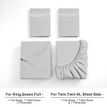 Queen Size Sheet Set - Breathable & Cooling Bed Sheets, Hotel Luxury Bed Sheets for Sleepers, Soft & Wrinkle Free Sheet, Deep Pockets Up to - Image 6