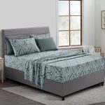 Queen Bed Sheets Set - 6 Piece Brushed Microfiber Bed Sheet - Shrinkage and Fade Resistant - (Queen, Grey)