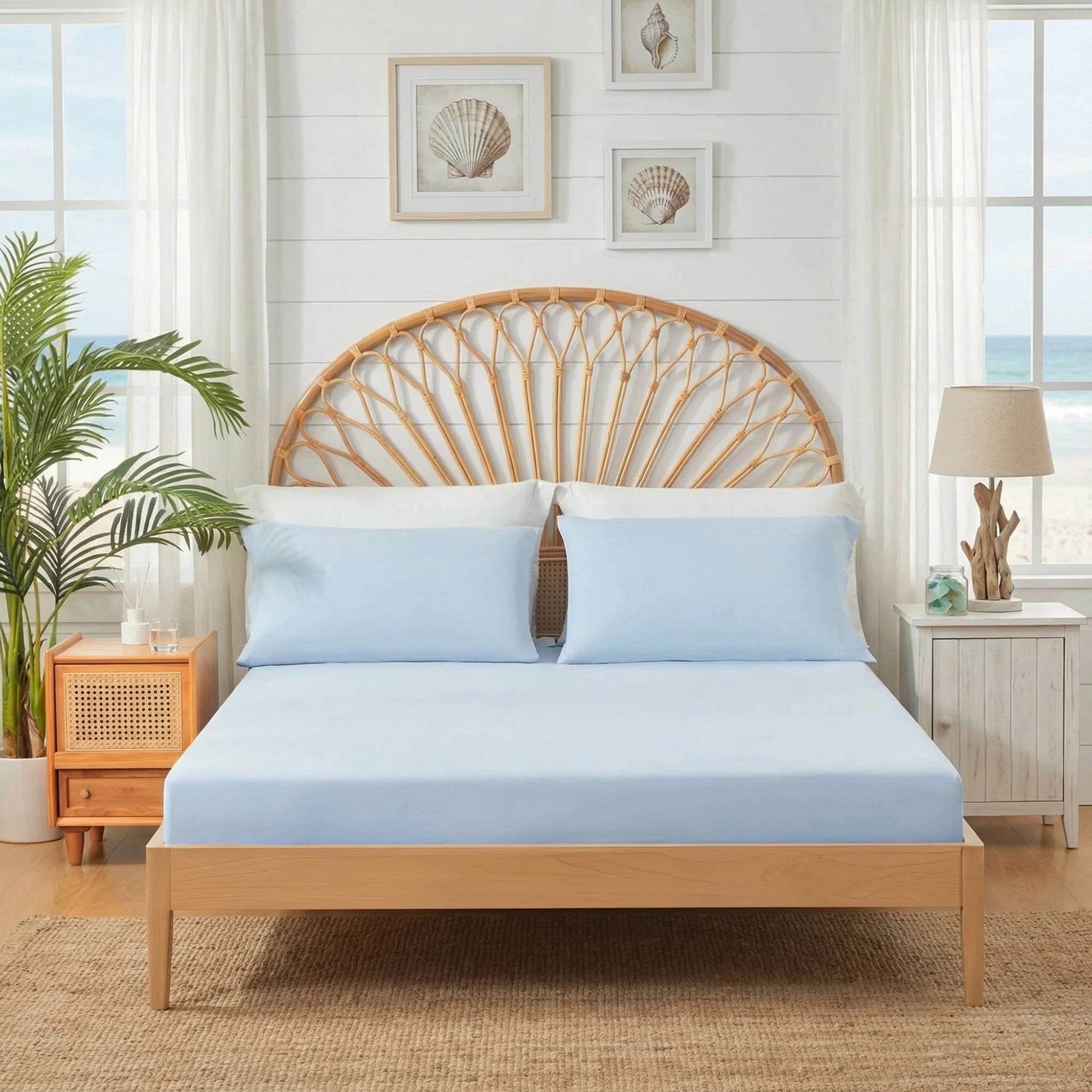 Regency-Heights-Queen-Size-Bed-Sheet-Set-Ice-Blue-3-Piece-with-Cooling-Queen-Sheet-and-Pillowcases_57cfeb28-b1a1-4049-9fd4-109590c098de.af1f18db75a3c37ac8603b531917095b Regency Heights Full/QueenSize Sheet Set, 3 Piece Cooling Bed Sheet with Deep Pocket for Hot Sleepers, Ice Blue
