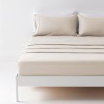 Sonive Bed Sheet Sets,Ultra Soft Breathable Luxury 4 Piece, (Beige, Queen)