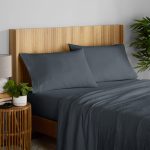 Microfiber Bed Sheet Set, Grey Stone, Full, 4 Pieces - Image 2