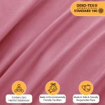 Size Sheet Set, 4-Piece Plain Soft Microfiber – Deep Pocket Bed Sheets, Includes 1 Fitted Sheet, 1 Flat Sheet, 2 Pill... - Image 3