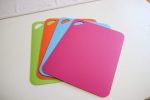 4 pack Large Flexible Plastic Cutting Boards Set with Handle Mat board for use with kitchen knife Mats are dishwasher safe on - Image 6