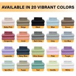 Size Sheet Set, 4-Piece Plain Soft Microfiber – Deep Pocket Bed Sheets, Includes 1 Fitted Sheet, 1 Flat Sheet, 2 Pill... - Image 5