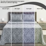 6-Piece Bed Sheet Set, Deep Pocket Queen Sheets Up to 16 Inch, 1 Flat Sheet , 1 Fitted Sheet & 4 Pillowcases (Queen, ... - Image 6