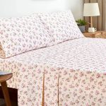Sleepdown 100% Cotton Full Size Bed Sheets Set with Deep Pockets, Cozy Percale sheets with Elastic Fitted Sheet Set Ultra Soft Cooling Sheet - Image 4