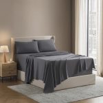 Sheet Sets, 1800 Series Deep Pocket 4 Piece, Luxury Soft Microfiber Bed Sheet Sets, GRAY - Image 2