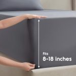 Sheet Sets, 1800 Series Deep Pocket 4 Piece, Luxury Soft Microfiber Bed Sheet Sets, GRAY - Image 6